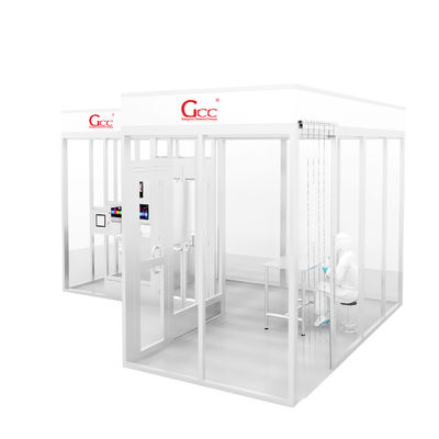 เคลื่อนย้ายได้ง่ายโครงเหล็กทั้งหมด ISO9 Modular Clean Room