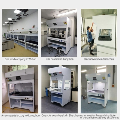ห้องปฏิบัติการ Laminar Fume Hood ตู้ PP Ductless Fume Hood Cabinets