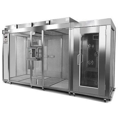 ระบบคลีนรูมแบบโมดูลาร์ 220V 50HZ แบบเรียบง่ายพร้อมม่านป้องกันไฟฟ้าสถิตย์