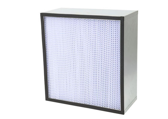 H13 1750m3 / h 16.97m2 แผ่นกรองอากาศ Cleanroom ไม่มีฉากกั้น