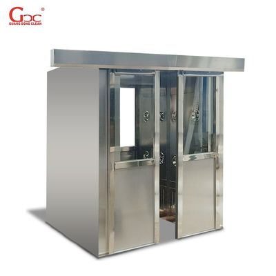 750W Air Shower Clean Room พร้อมประตูเชื่อมแบบอิเล็กทรอนิกส์