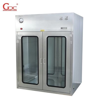กล่อง Cleanroom Pass สำหรับหน้าต่างสังเกตการณ์ที่ได้รับการรับรองมาตรฐาน ISO สำหรับเครื่องมือที่แม่นยำ