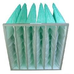 กรอบบาง F8 2050m3 / h Cleanroom Air Filter / Air Bag Filter