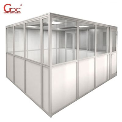 Class 1K 50m2 9 ชิ้น FFU Prefab Cleanroom / Hardwall Cleanroom