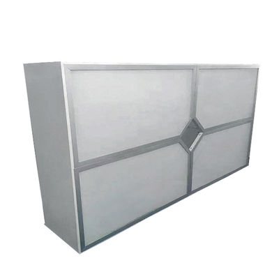 การดำเนินงานของโรงพยาบาล Laminar Flow ฝ้าเพดาน SS Shell Electrolytic Plate โครงสร้าง