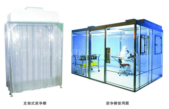 ISO 14644-1 Standard Iso7 Modular Clean Room สำหรับการประชุมเชิงปฏิบัติการทางอิเล็กทรอนิกส์