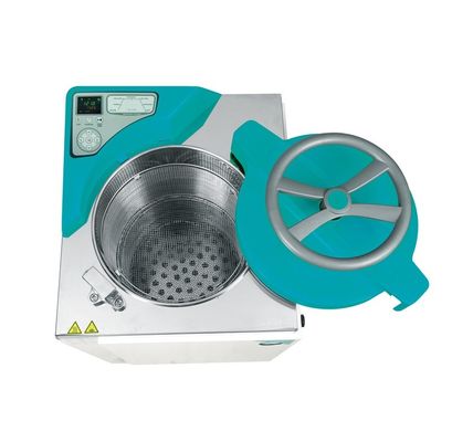 เครื่องนึ่งฆ่าเชื้อด้วยไอน้ำแรงดันสูงแนวตั้งแบบพกพา Autoclave 0.22MPa