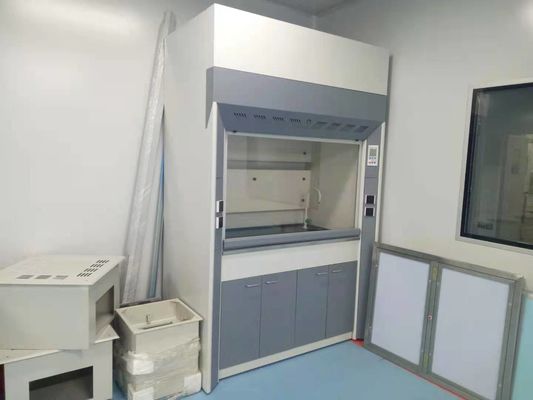 65dB Noise Lab Full Steel Pp Fume Hood ทนด่าง 1200m3/H