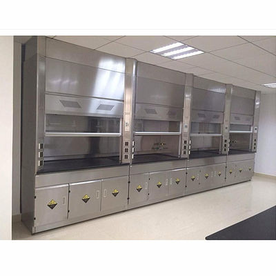 65dB Noise Lab Full Steel Pp Fume Hood ทนด่าง 1200m3/H