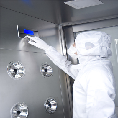 สแตนเลสแบบพกพา 2800m/h Cleanroom Air Shower