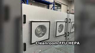 คลีนรูม FFU HEPA กรองพลังงานอย่างมีประสิทธิภาพ